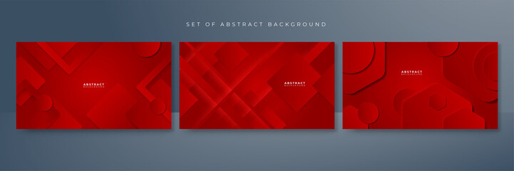 Modern red abstract background