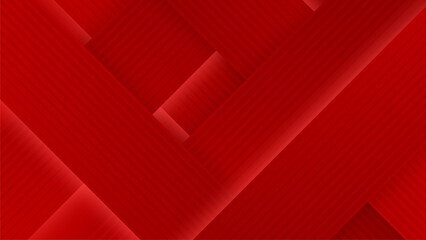 Obraz premium Abstract lines pattern technology on red gradients background