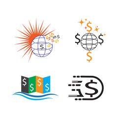  Dollar Logo Template vector symbol nature