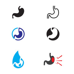 Fototapeta premium stomach care icon designs concept vector illustration