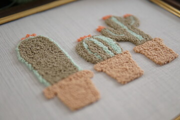 handmade punch hobby decoration cotton no bad days