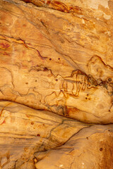 patterns and texture on sandstone