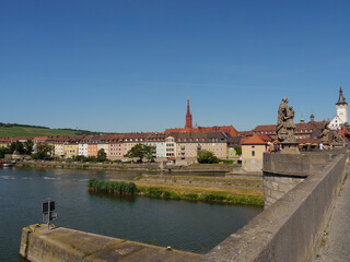 Fototapeta premium Die Stadt Würzburam Main 