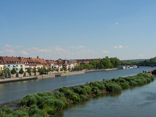 Obraz premium Die Stadt Würzburam Main 