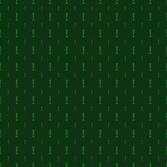 Colorful mark quatation seamless. Exlamation mark seamless pattern, isolated on white background. Vector illustration, easy to edit.