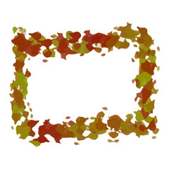 watercolor square frame
