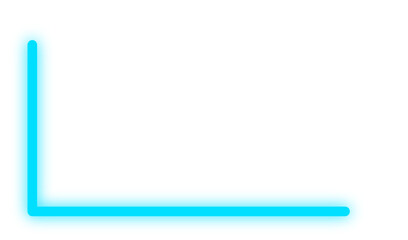 neon two tone rectangle frame
