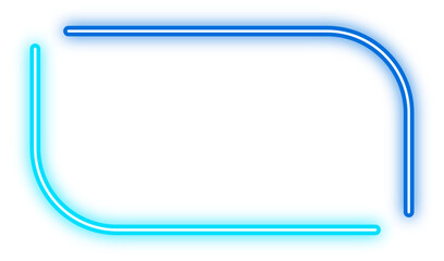 neon two tone rectangle frame
