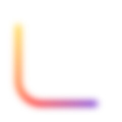 neon two tone square frame
