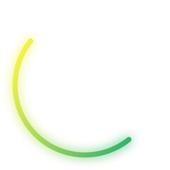 neon two tone circle frame
