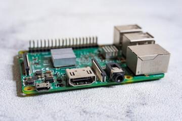 Mini Computer Board with HDMI, audio jack port, LAN port, USB port in small board