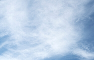 Beautiful clouds. Summer blue sky cloud gradient light white background.