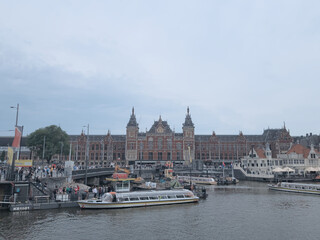 Obraz premium Amsterdam Central Station