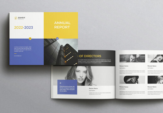 Annual Report Landscape Layout