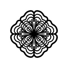Mandalas for coloring book. Decorative round ornaments for Henna, Mehndi, tattoos, decorative ornaments. Oriental pattern