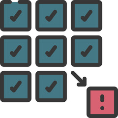 Isolated Fault Icon