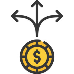 Money Direction Icon