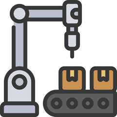 Production Line Icon