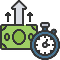 Profit Over Time Icon