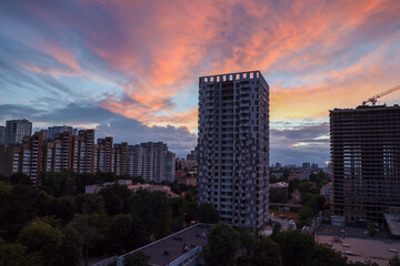 Kyiv city, evening, Ukraine