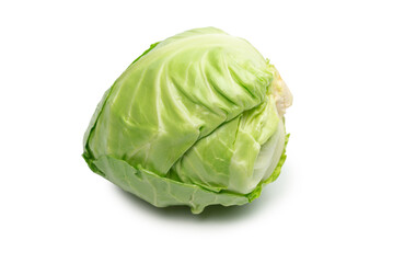 Cabbage isolated on white background.