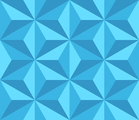 Seamless geometric pattern with 3d effect