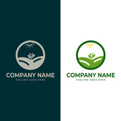farm logo. Farm product logo or symbol. Agriculture, farming, natural food concept
