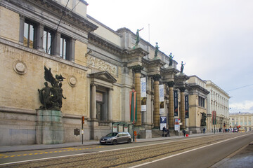 Fototapeta na wymiar Royal Museums of Fine Arts of Belgium in Brussels, Belgium