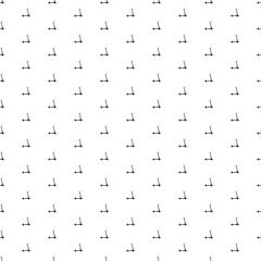 Square seamless background pattern from black kick scooter symbols. The pattern is evenly filled. Vector illustration on white background