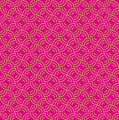 Colorful half circle pattern Background Illustration