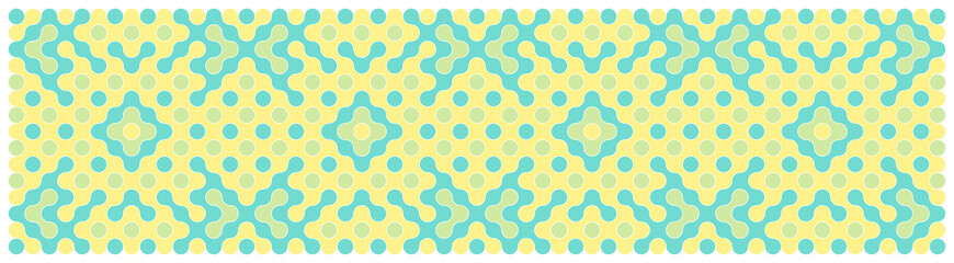 Multicolor truchet tiling connections illustration