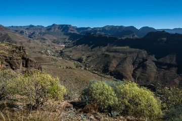 Fototapeta premium Gran Canaria mountains, Canary Islands, Spain, Europe 