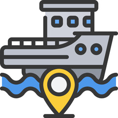 Sea Navigation Icon