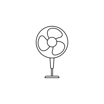 recommend clip art: fan icon flat. Fan icon collection in outline or line art style, editable stroke vector. Fan Icon