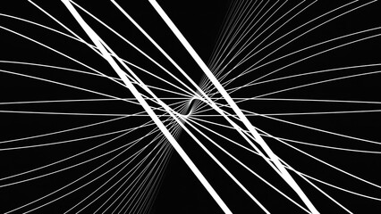 Obraz premium Abstract motion background. Animation. Abstract line on black background