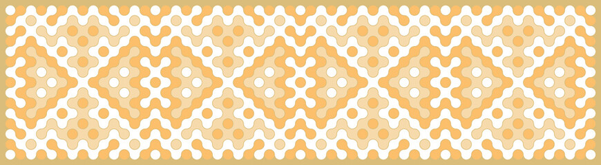 Multicolor truchet tiling connections illustration