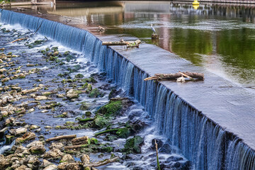 Wehr in der Weser in Hameln