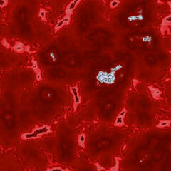 Fototapeta premium Texture, red blood cells flowing through vein