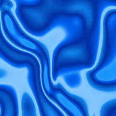 Waves, fluid abstract blue background