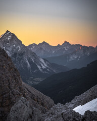 Obraz premium sunrise in the mountains