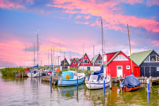 Yachthafen, Ahrenshoop, Ostsee, Deutschland 