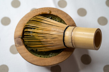 bamboo matcha whisk, matcha tea kit 