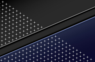 Dark grey and blue with stars and lines backdrop