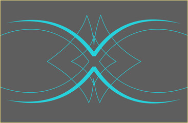 Spider abstract blue grey background