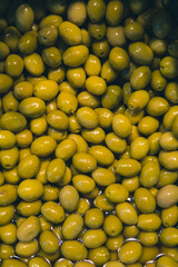 olives market stand rayon istanbul turkey background
