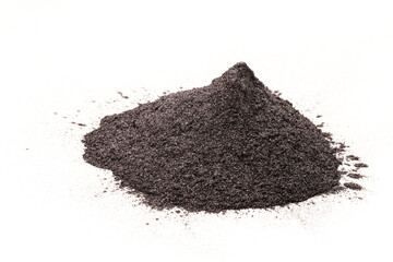 Cobalt Powder Coarse Mesh 99.9 High Fluid Cobalt Metal, on isolated white background, industrial...