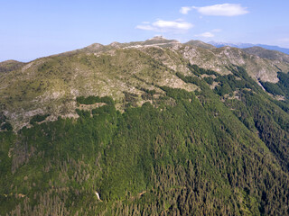 Aerial view of Popovi Livadi Area at Pirin Mountain, Bulgaria