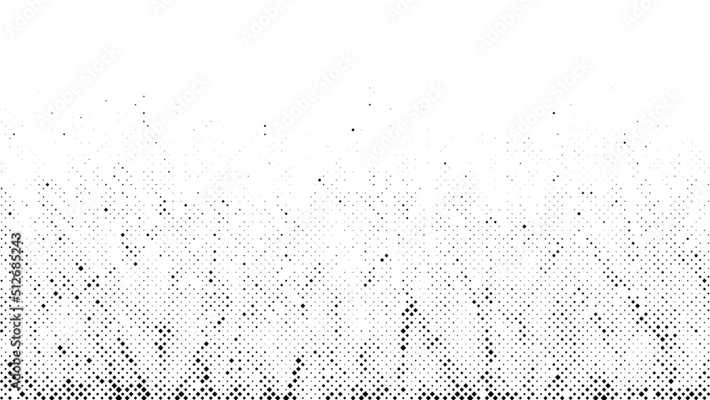 Poster halftone radial texture. comic style grain background. pop art faded textured frame. grunge speckle 