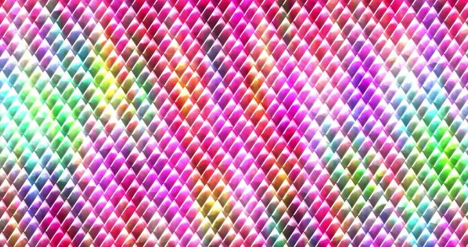 Abstract holographic background animation.Abstract geometric movie.Gradient motion graphic.