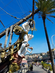 The Galleon Neptune in Genoa Harbor.
